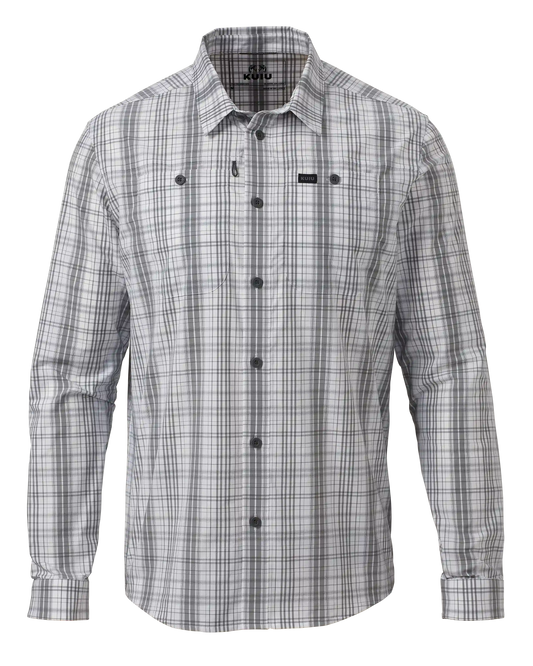 Borrego LS Shirt | Granite Plaid