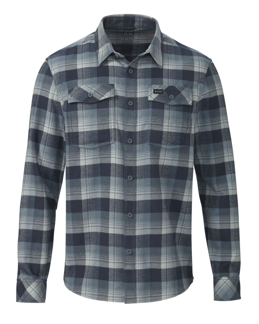 Field Flannel Shirt | Steel Blue Blockline