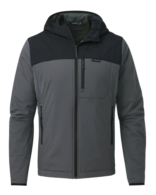 Transit Packable Hooded Jacket | Black/Gunmetal