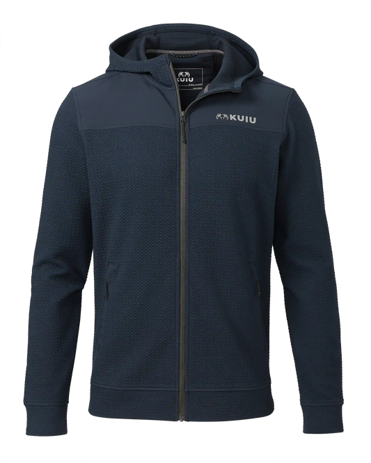 Solitude Knit Hoodie | Steel Blue