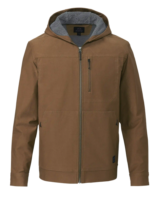 Brawley Hooded Fleece Jacket | Saddle