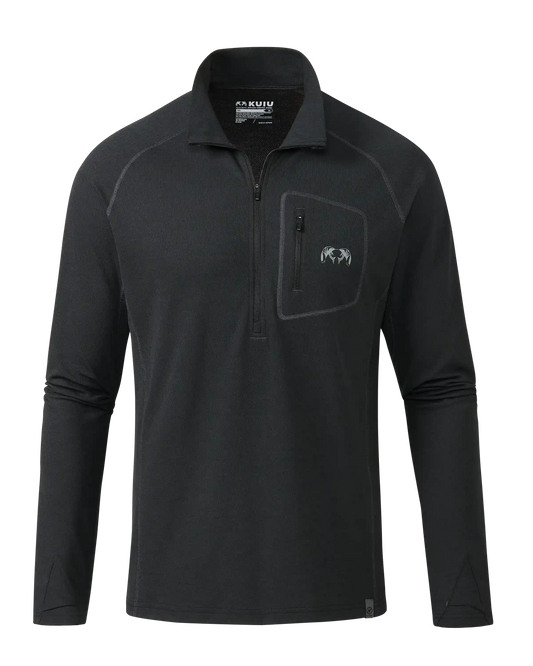 PRO Merino 200 Zip-T | Black