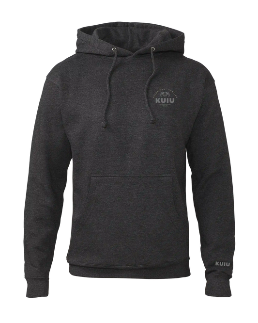 Outlet KUIU Stacked Chest Logo Hoodie | Charcoal