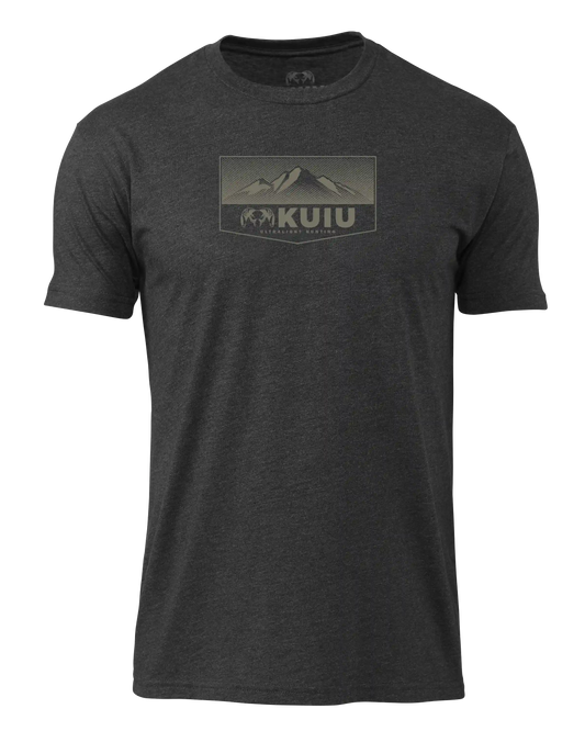 KUIU Ultralight Mountain Logo T-Shirt | Charcoal
