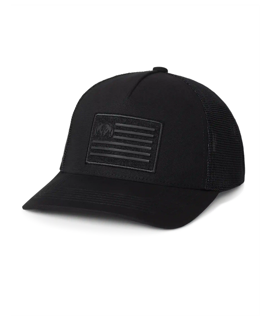 Welded Flag Patch Hat | Black/Black